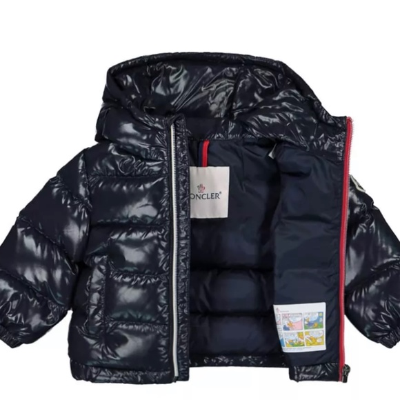 Moncler NEW AUBERTGIUBBOTTO NAVY DOWN JACKET FOR BOYS - Picture 2 of 5